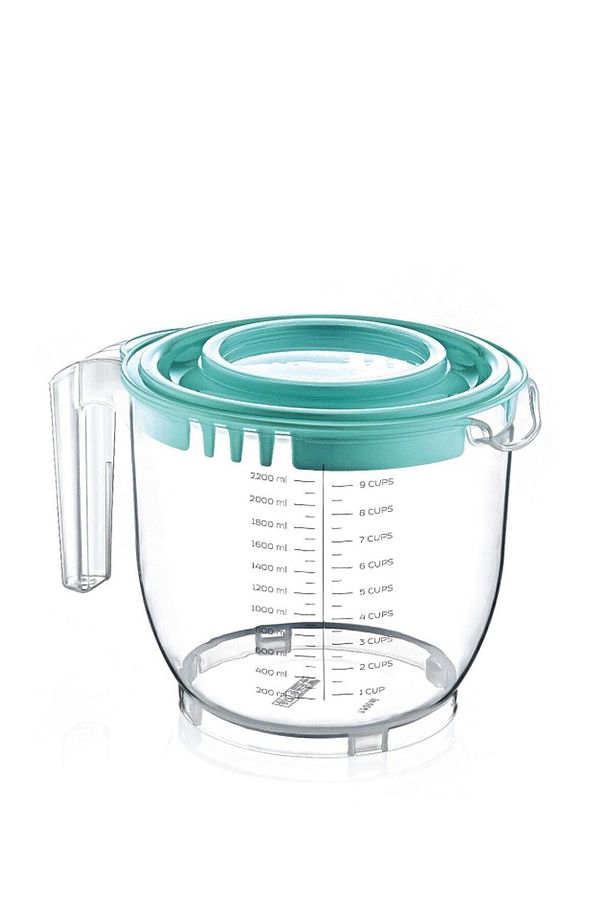 Dünya Dün 10200 Şeffaf Kapaklı Mikser Kabı 2200 ml - 4
