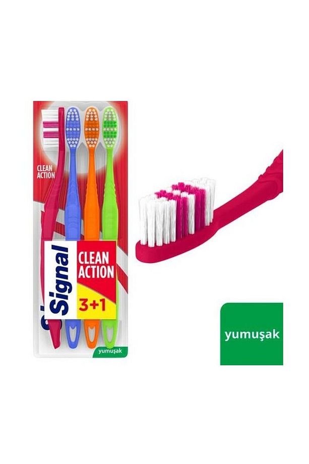Diş Fırçası 3+1 Bedavayumuşak Clean Action - 3
