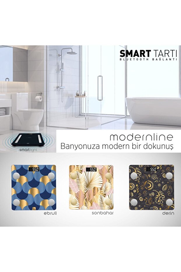 Psc04 Ebruli Yağ Ölçer Akıllı Bluetooth Tartı Baskül - 6