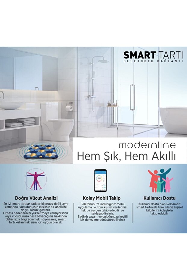 Psc04 Ebruli Yağ Ölçer Akıllı Bluetooth Tartı Baskül - 7