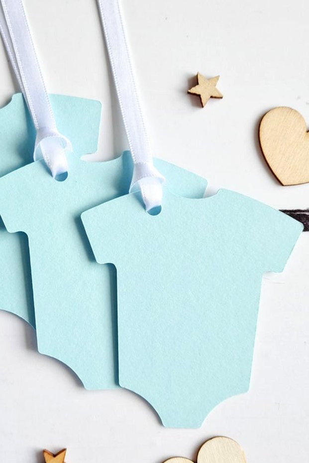 Baby Boy Blank Gift Tag
