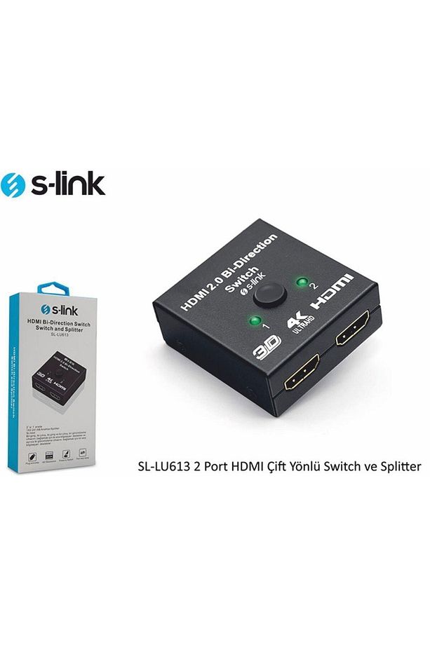Sl-lu613 2 Port Çift Yönlü Hdmı Swıtch Ve Splıtter - 1