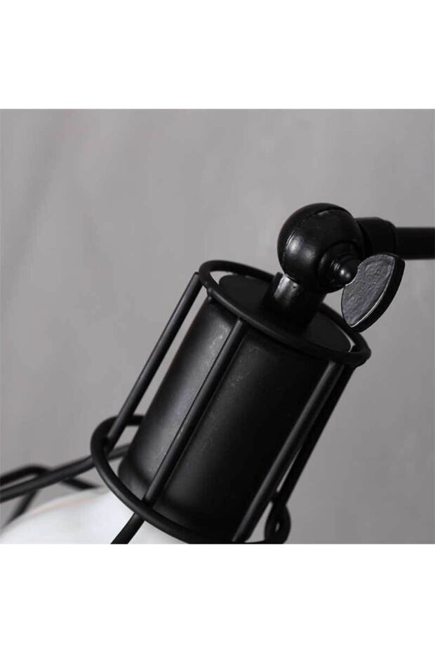 Oynar Başlıklı Metal Rustik Duvar Aplik - 4