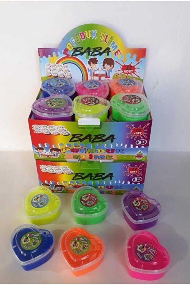 Kalpli Pofuduk Slime 3 Lü Set