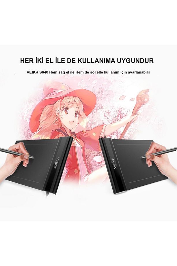 S640 6" 8192 Levels 5080lpı Grafik Tablet+kalem - 6