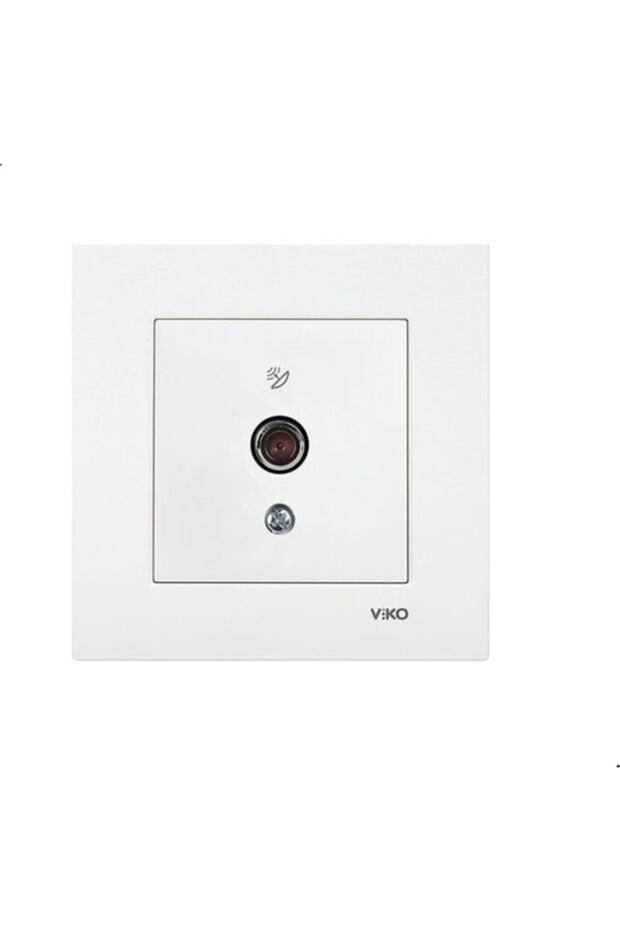 مقبس Viko Karre للأقمار الصناعية مع موصل F (10DB) (يتضمن الإطار) - أبيض 90967038ka