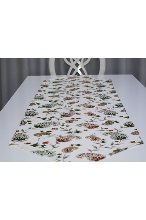 White Patterned Runner - 2