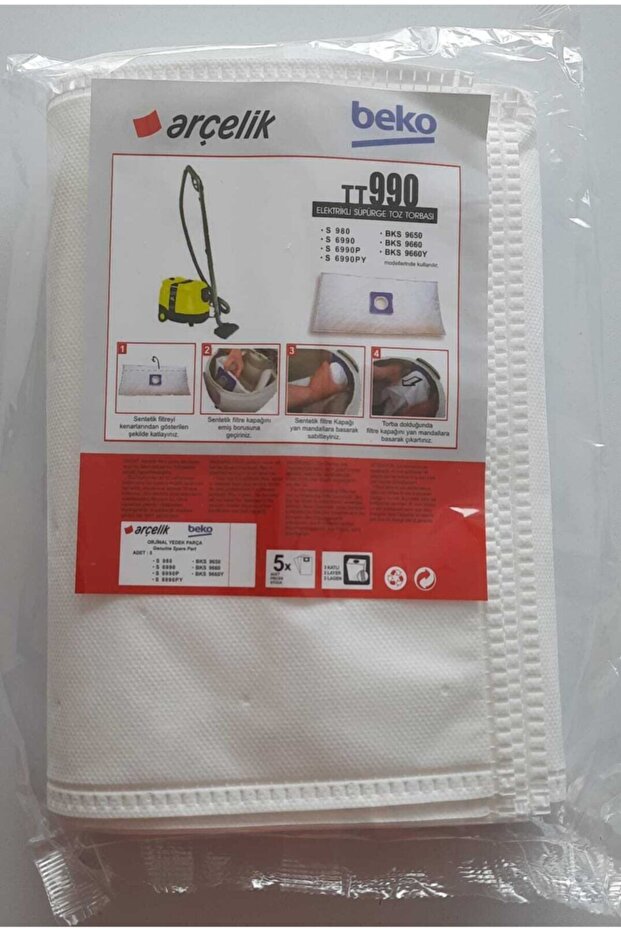 Arcelik Tt990 - نموذج كيس الغبار - 1