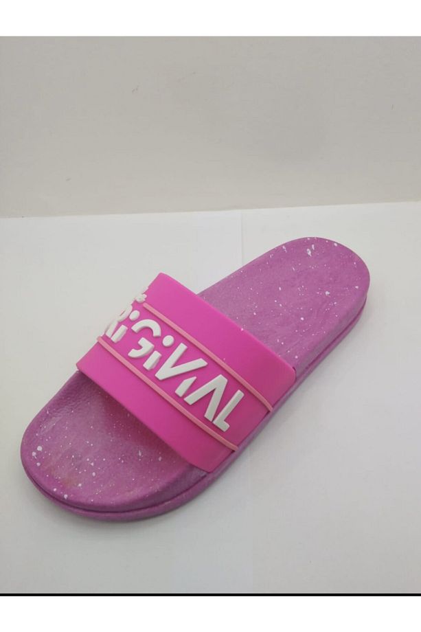 Kadın Pembe Tek Bant Terlik - 1