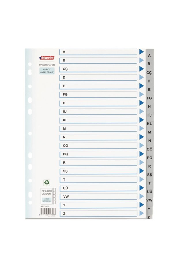 Pp Razdelna slova A-z