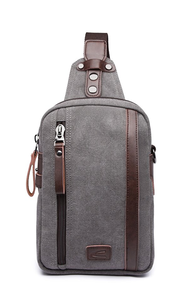 C-active Bady Bag Kanvas Çanta Gri - 2