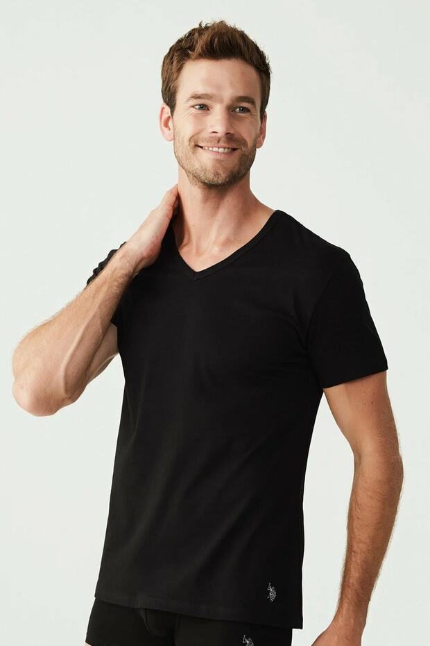 Men's Single V Undershirt Tshirt 80199