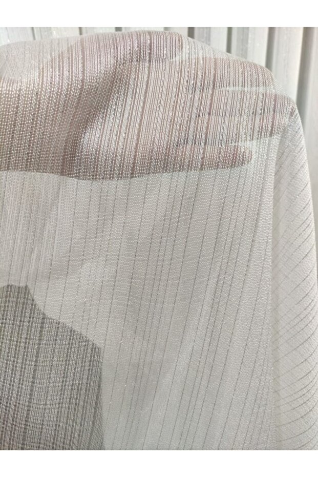 Gülsem Curtain Glitter Snow600 Tulle Curtain 1/3 (Frequent) Pleat 15