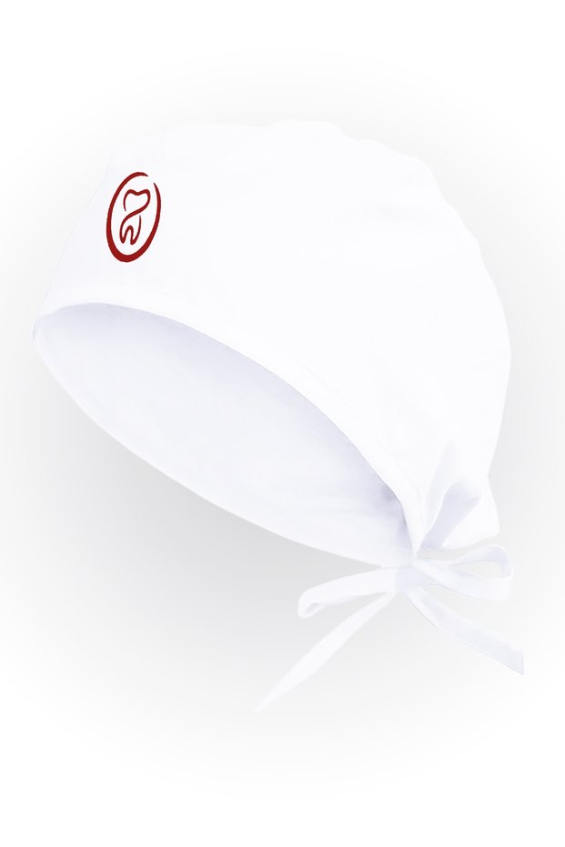 Unisex White Veterinary Themed Hospital Cap| Hospital Bonnet| Surgical Bonnet