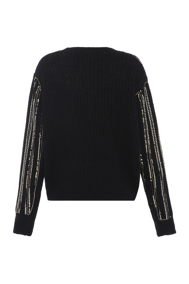 Knitted sweater with sequins - 2