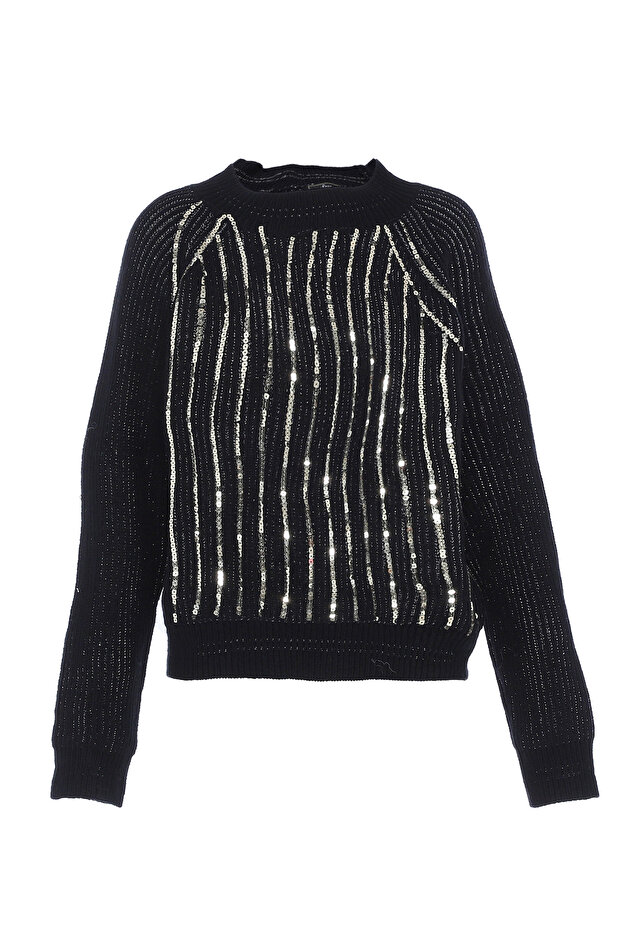 Flitrovaný svetr - 1