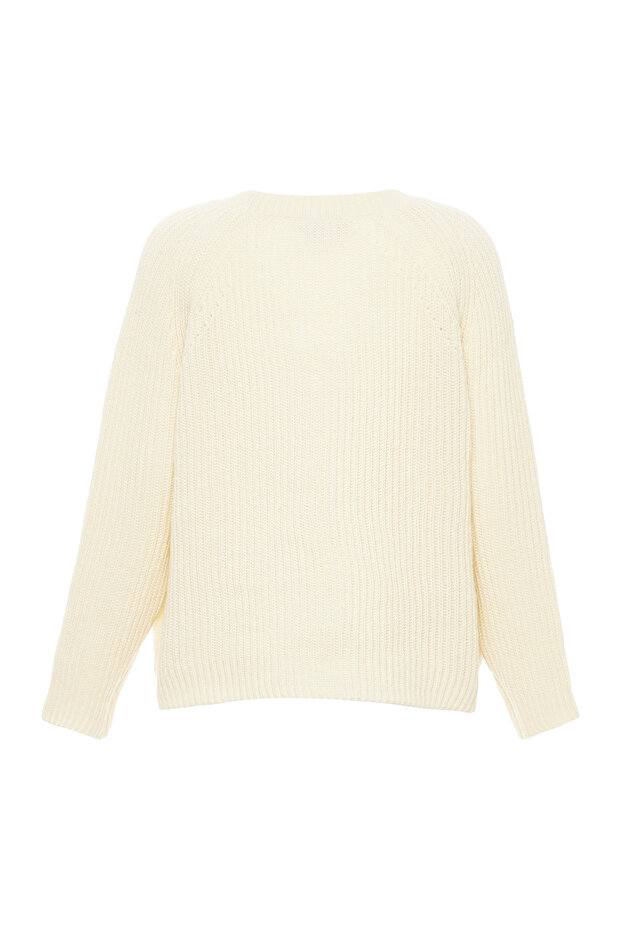 ribbed knitted pullover - 2