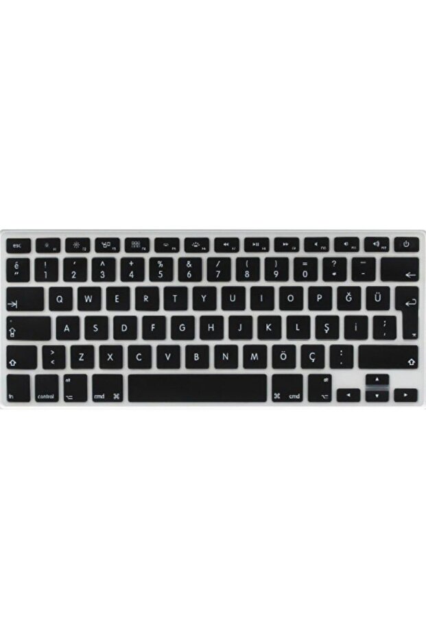 واقي لوحة المفاتيح من السيليكون التركي المتوافق مع Macbook Pro مقاس 13 بوصة A1708. نموذج بدون لمس