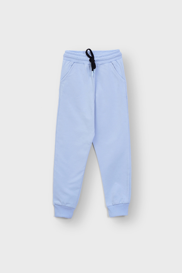 Basic Bebe Mavi Çocuk Eşofman Altı - 1