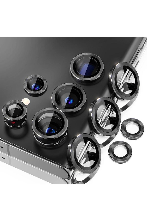 Samsung Galaxy S24 Ultra Kamera Lens Koruyucu Temperli Cam Safir Lens Camı Tekli 5Parça Koruma Kılıf - 1