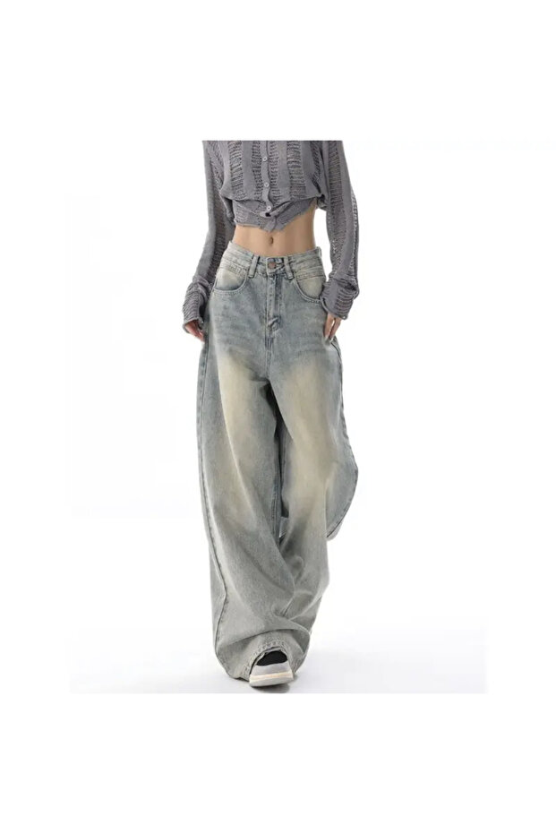 Y2K RECYCLED BAGGY POCKET JEAN PANTS