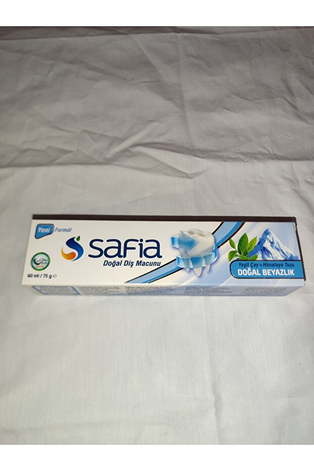 SAFİA TOOTHPATTE 75 GR GREEN TEA+HIMALAYA SALT