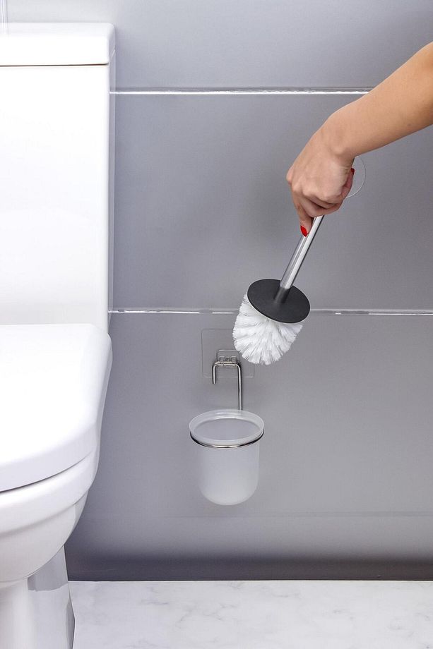 Krom Magic Fix Sihirli Yapışkanlı Wc Fırçalık - 3