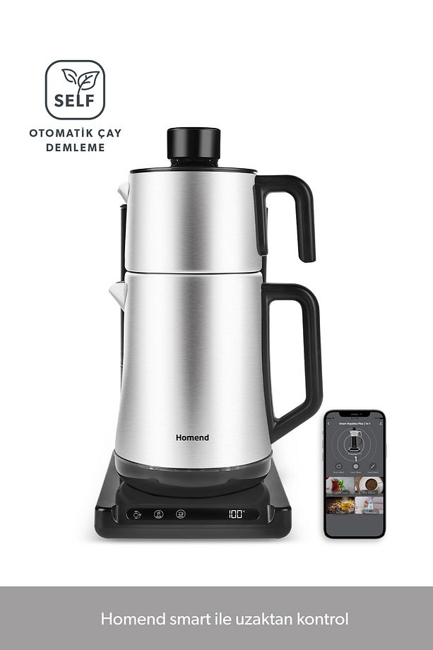 Smart Royaltea Plus 1781h 2 In 1 Inox Otomatik Çay Ve Türk Kahve Makinesi Wifi - 3