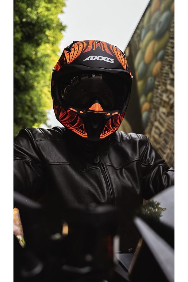 HUNTER MATT ÇİFT VİZÖRLÜ ÇENE VE TENTE ÇIKAN MODÜLER KASK - 3