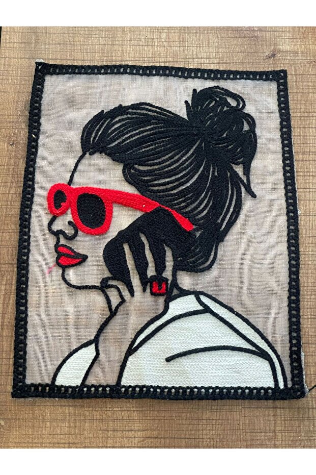 27x21 Cm Tulle Over Glasses Women Applique Rigging Patch Sewing Accessory