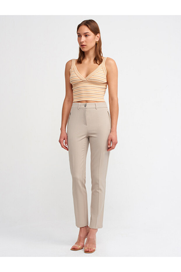 10161 Askılı Triko Büstiyer-şeftali - 2