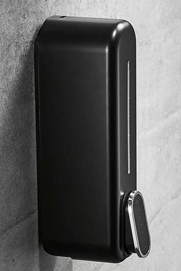 ® Siyah Duvara Monte Sıvı Sabunluk Dispenser 300 ml - 4