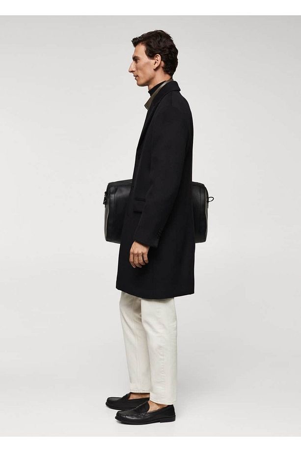 Regular Fit Yün Palto - 8