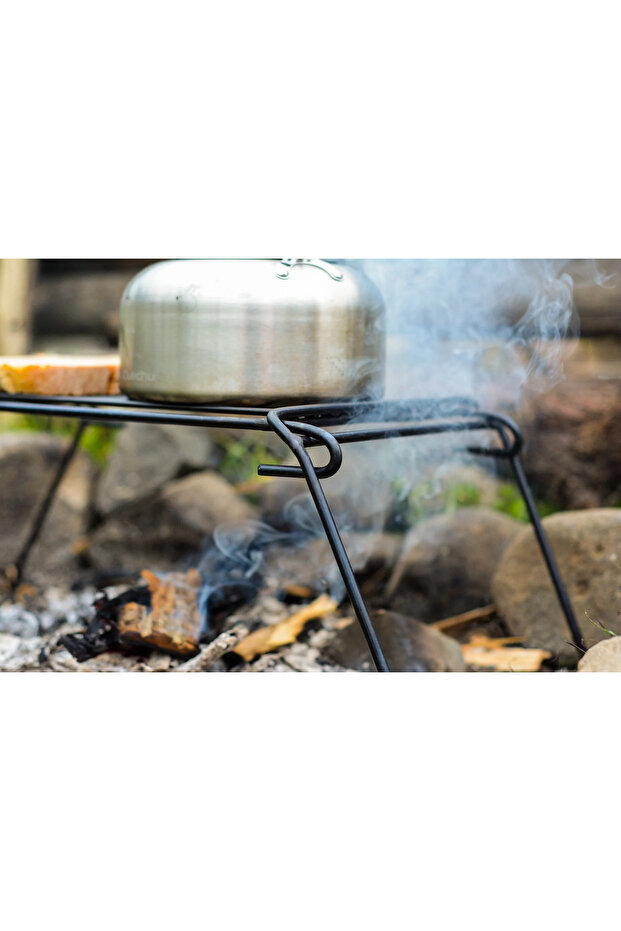 304 Chrome Nickel Fire Top Scotch Grill - Bushcraft Camping Outdoor - 5