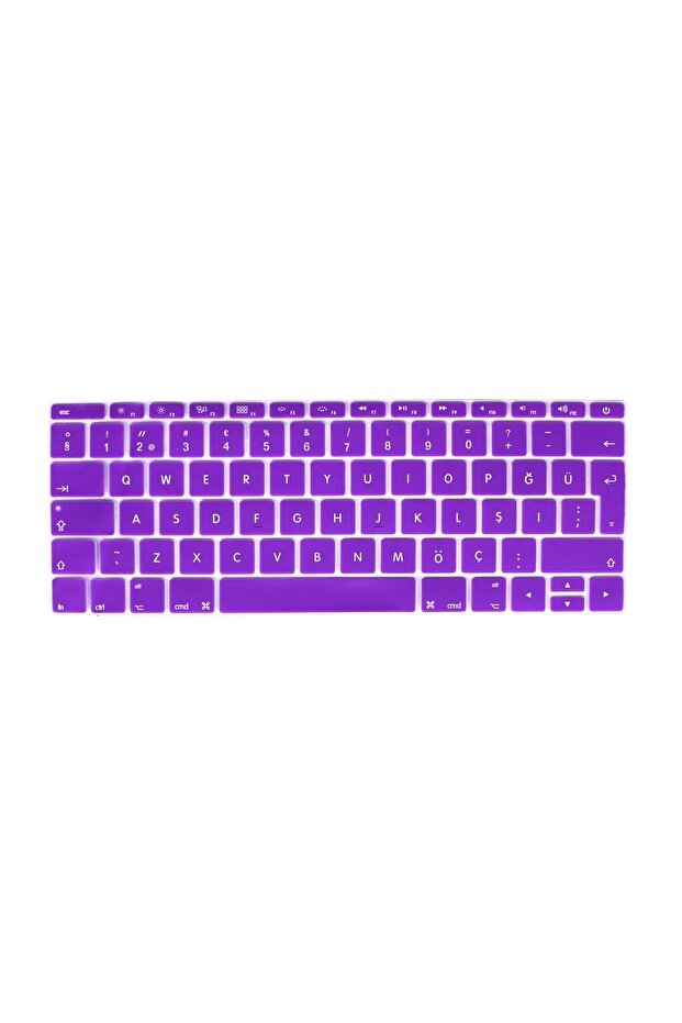 واقي لوحة المفاتيح من السيليكون التركي المتوافق مع Macbook Pro مقاس 13 بوصة A1708. نموذج بدون لمس