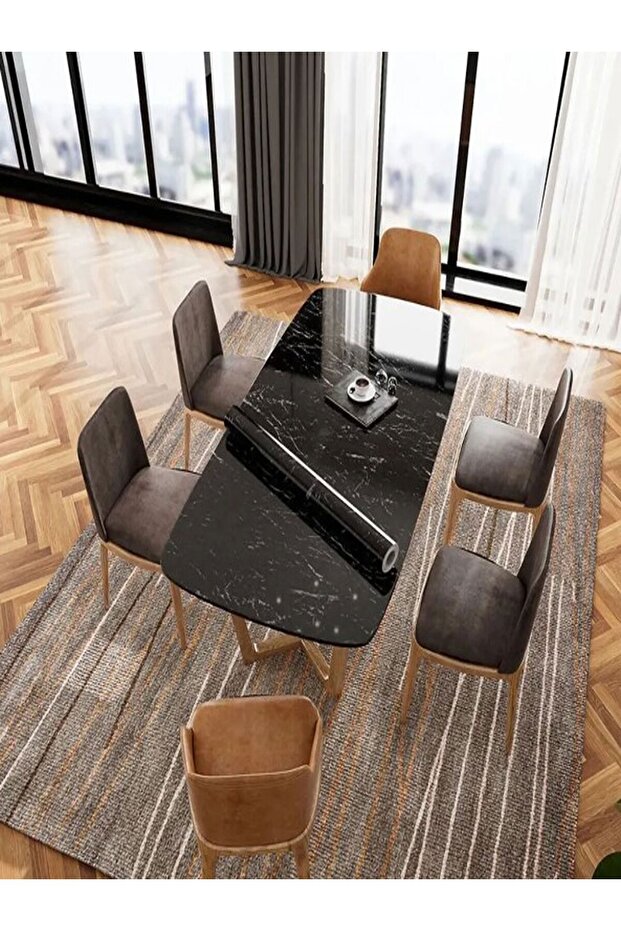 Black Adhesive Coating Paper with Marble Pattern 1 Meter