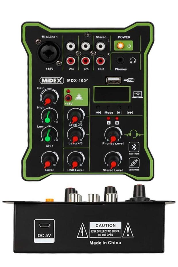 MX-2020 Functional Paket-2 Stüdyo Mikrofon Ses Kartlı Mikser Kulaklık Stand - 4