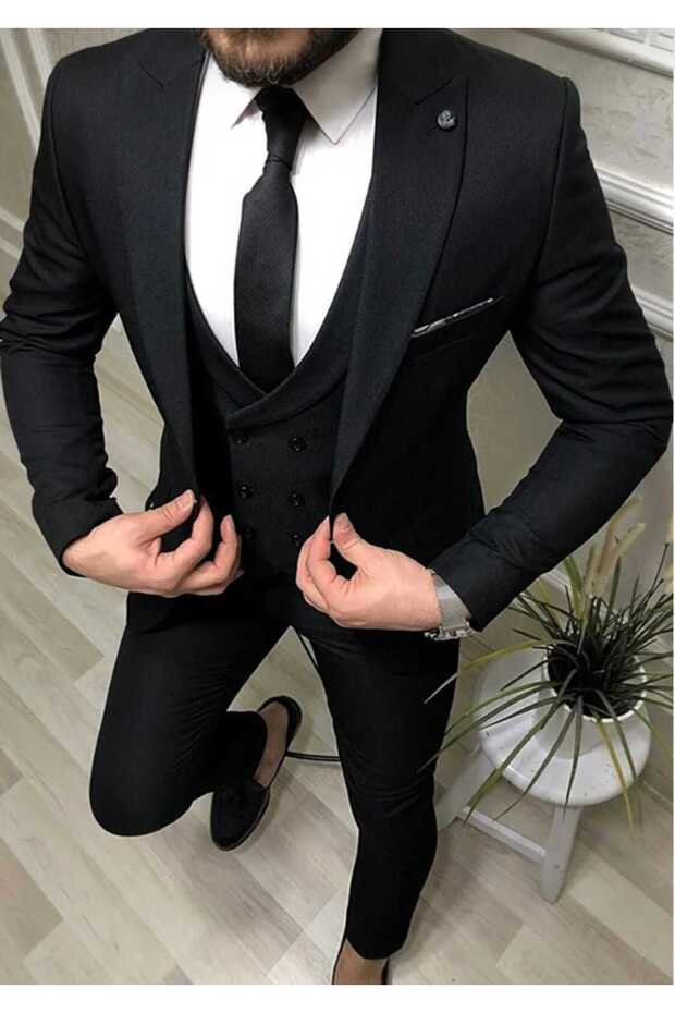 Slim Fit Vest Suit