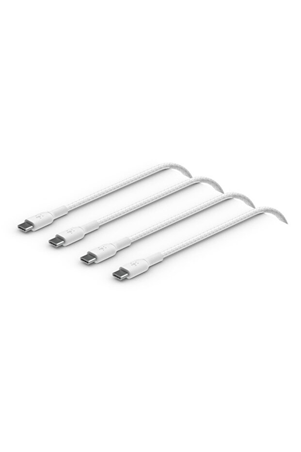 Braıded Type C-C 2.0 1M WHT 2'li - 1