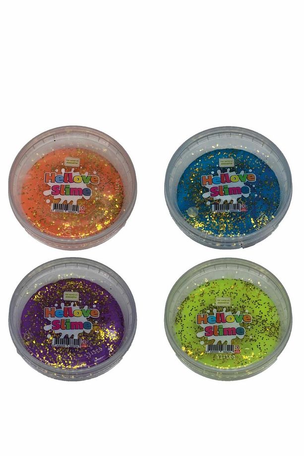 Slime Simli 4 Renk Kaliteli Fosforlu Ele Yapışmayan Pofuduk Yumuşacık Slime - 4