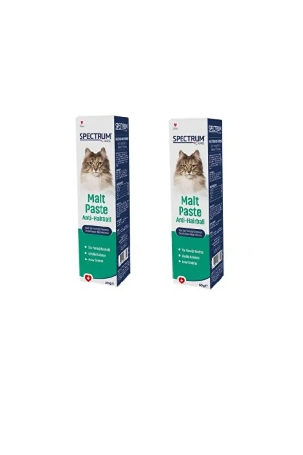 Kedi Tüy Yumağı Önlemeyi Destekleyen Malt Macunu 30gr x 2 adet - 1
