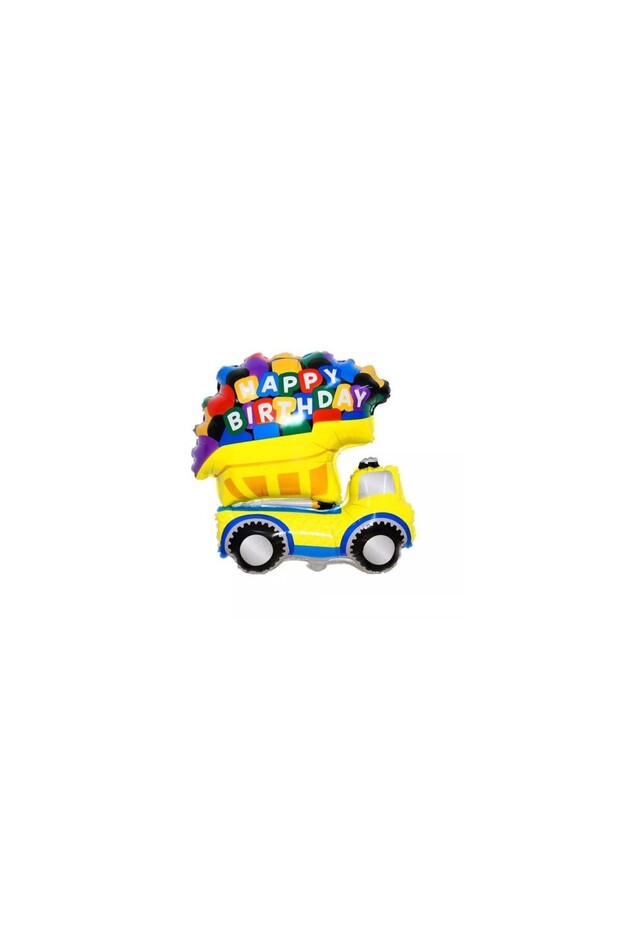 Happy Birthday Truck Foil Balloon