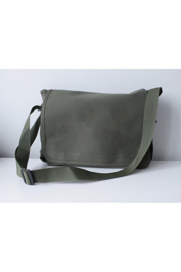 Khaki Postman Bag - 1