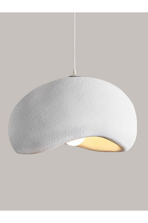 Kaya Beton Tekli Sarkıt Avize Beton E27 Modern Avize 50cm Çap - 5