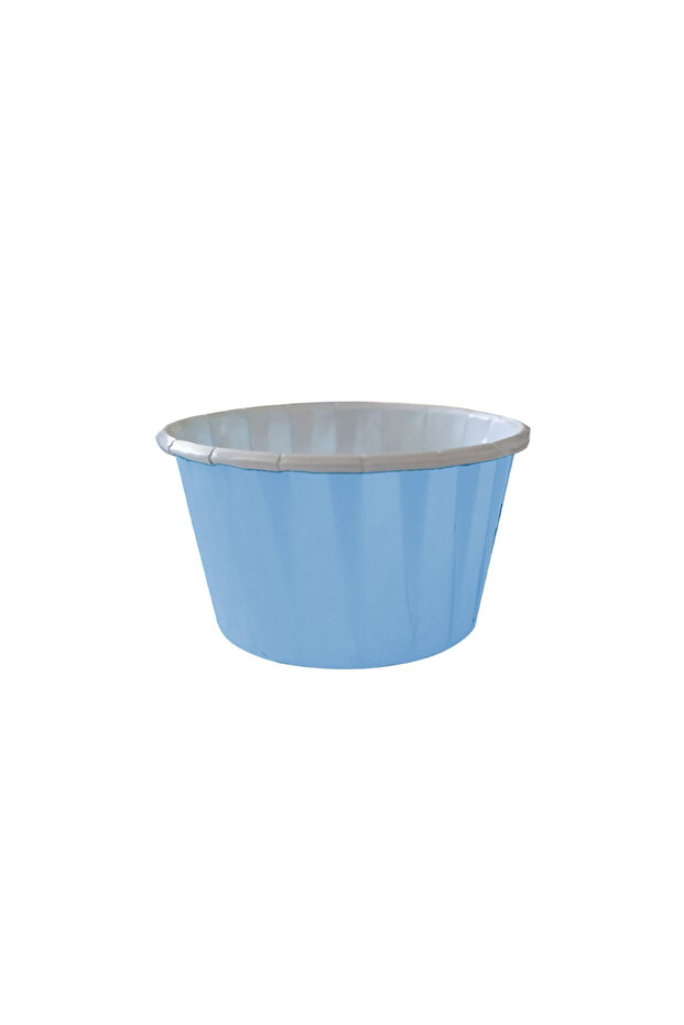 Dolphin Paper Muffin Cake Capsule Shrinked Pastel Blue 50 Pieces