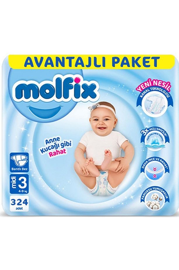 Bebek Bezi Ultra Fırsat Paketi Midi 3 No 108 X 3 Adet - 1
