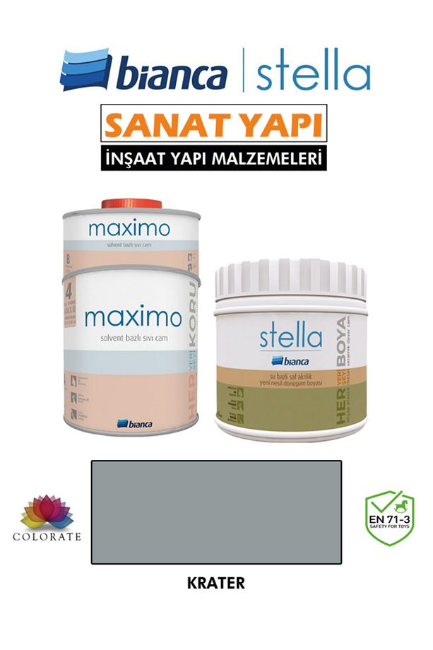 Stella 4-6 M2 Boyama Seti ( 500Ml Boya+ 500Ml Maximo Parlak ) - 1