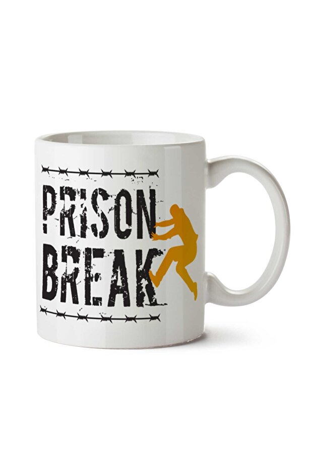 كوب مطبوع عليه وجهين من Prison Break