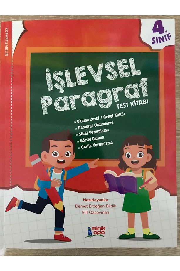 MİNİK ADA İŞLEVSEL PARAGRAF TEST KİTABI 4.SINIF - 1