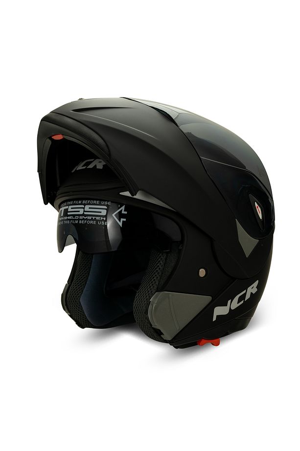 Çene Açılır Kask Ekstra Yedek Siyah Cam - 3